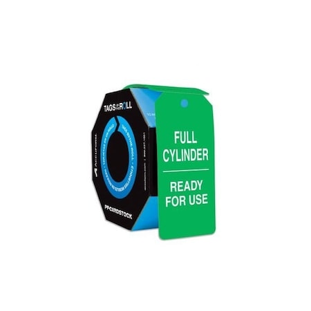 Nmc Full Cylinder Ez Pull Tag, PF-Cardstock, 6-5/8 in Width, 3-5/8 in Height TAR161